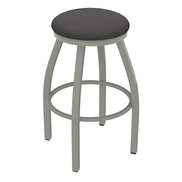 36" Swivel X-Tall Bar Stool, Nickel Finish, Canter Storm Seat